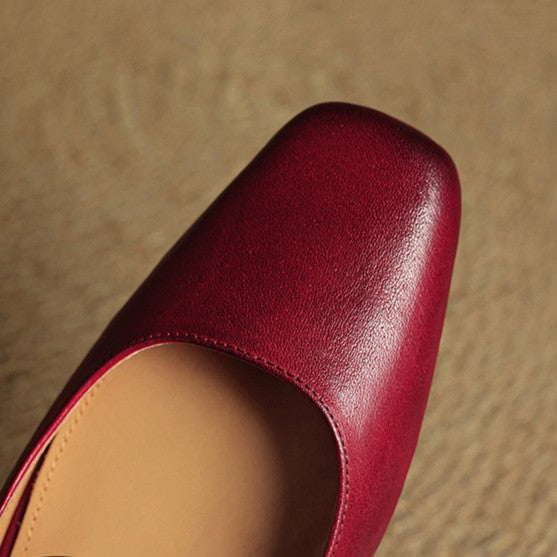Ava | Leather Mules