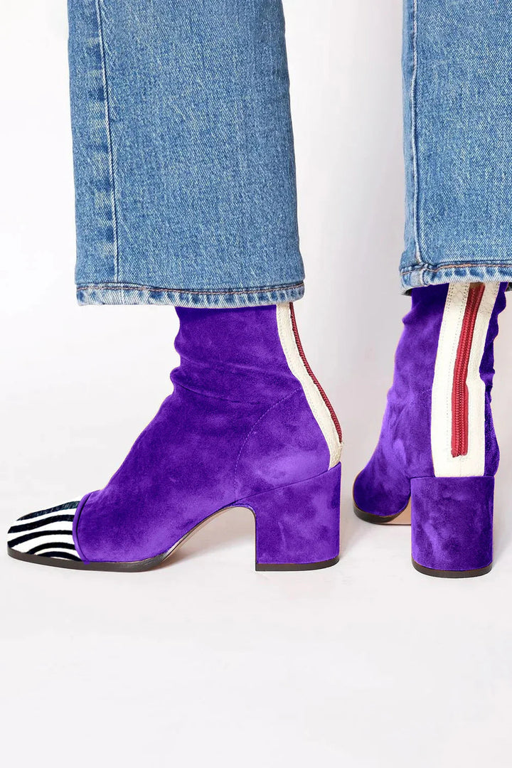 Melody | Square Toe Heeled Boots