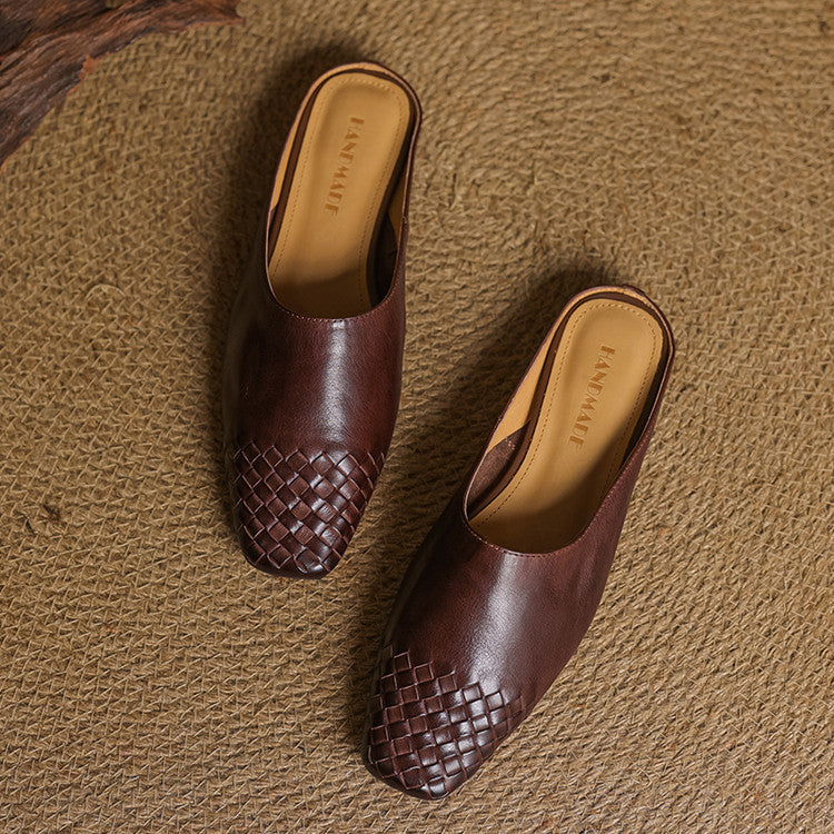 Olivia | Genuine Leather Mules