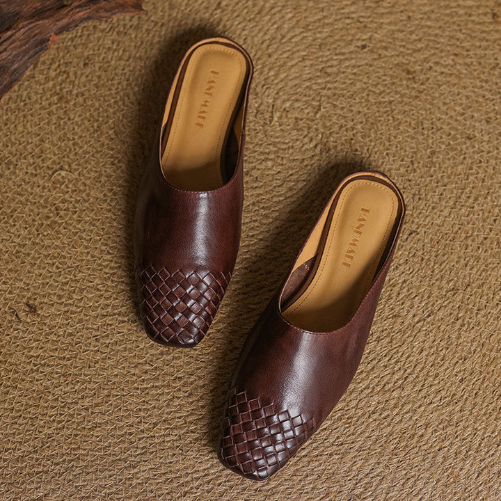 Olivia | Genuine Leather Mules