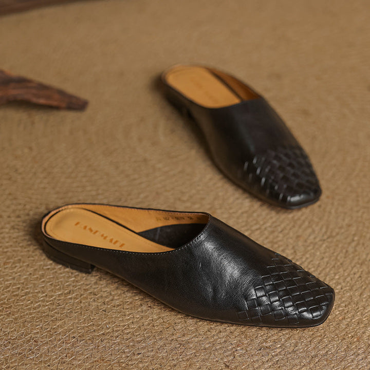 Olivia | Genuine Leather Mules
