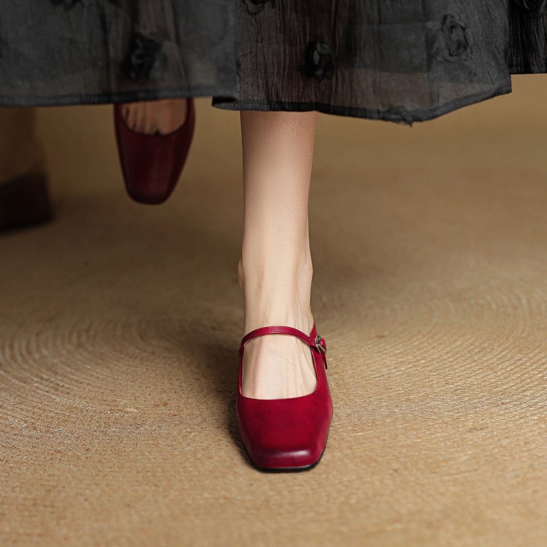 Ava | Leather Mules