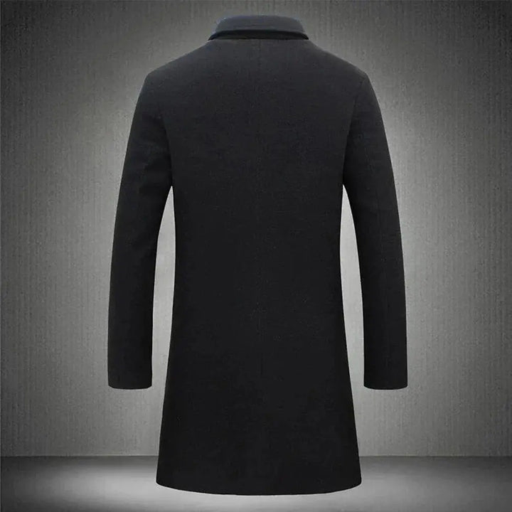 Overcoat - Durable Blend Tailored Fit & Lined Warmth