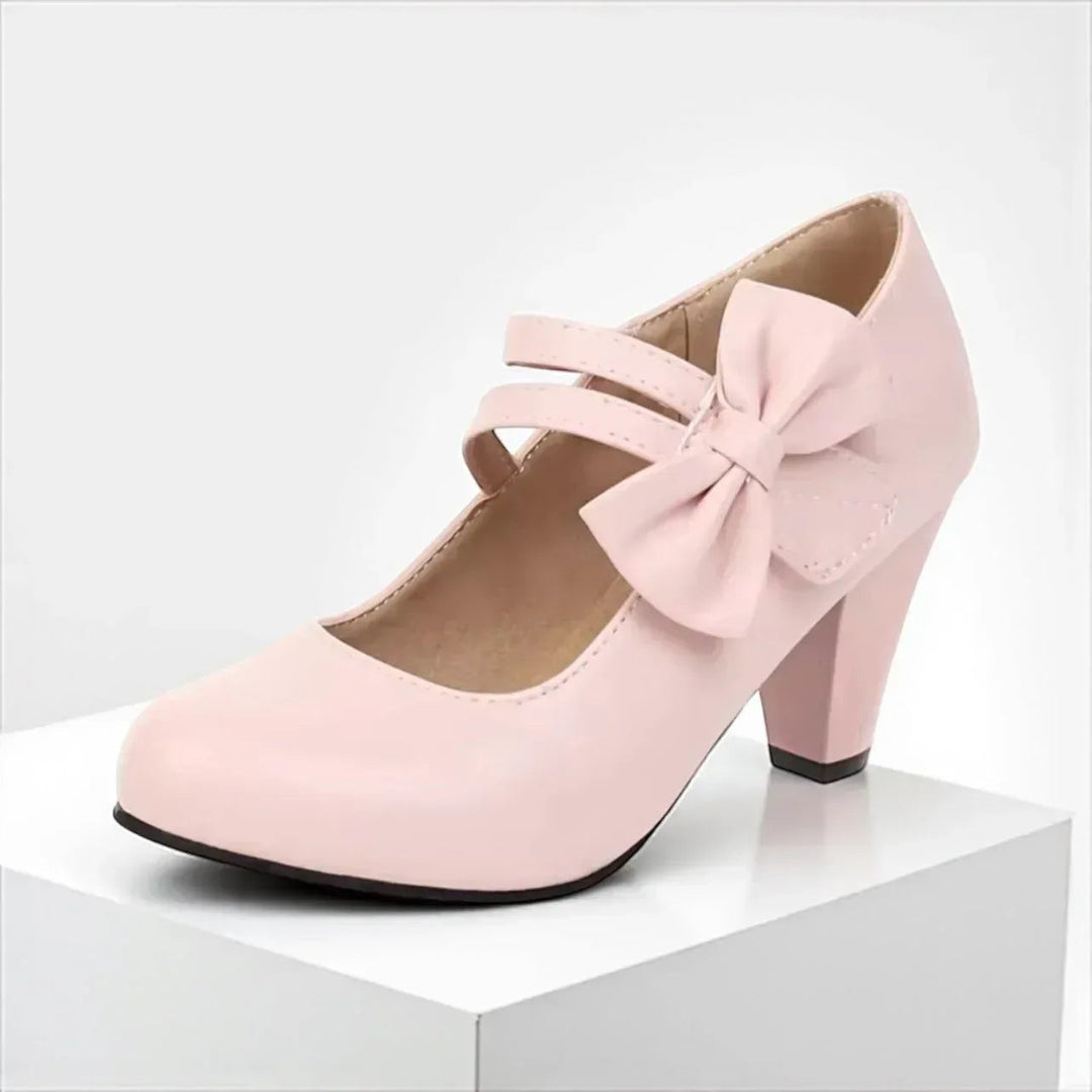 BELLA BOW HEELS