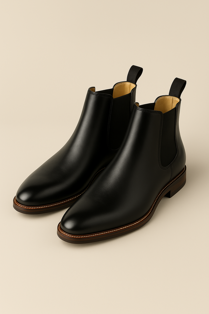 Men’s Boots – Retro Chelsea Look, Formal & Wear-Resistant