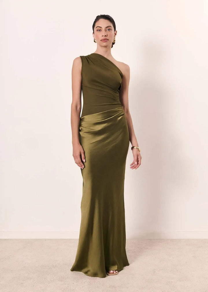 Violet & Grace™ | Maxi Dress with a Guilt in Satin