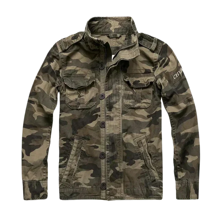 Classic Men's Retro Jacket | Breathable Design and Multiple Pockets