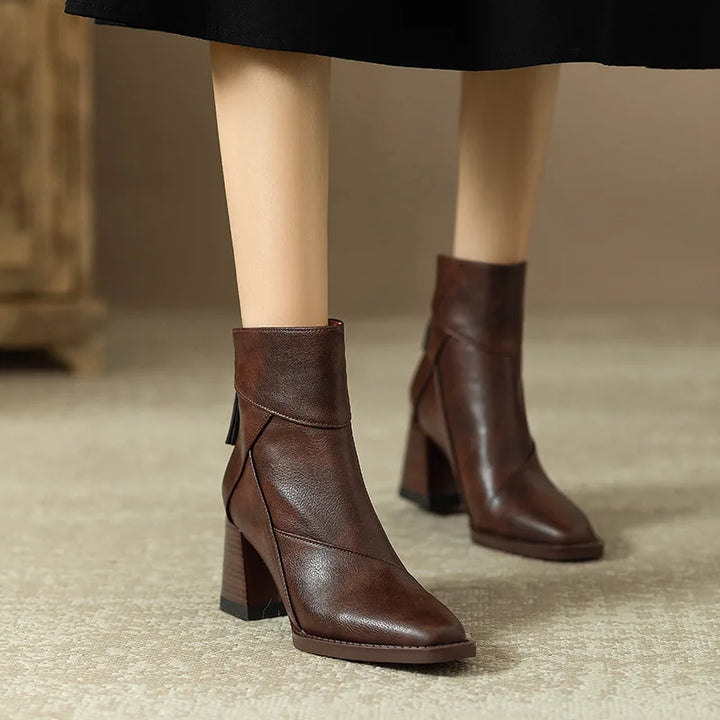 Bella Block Heel Boots