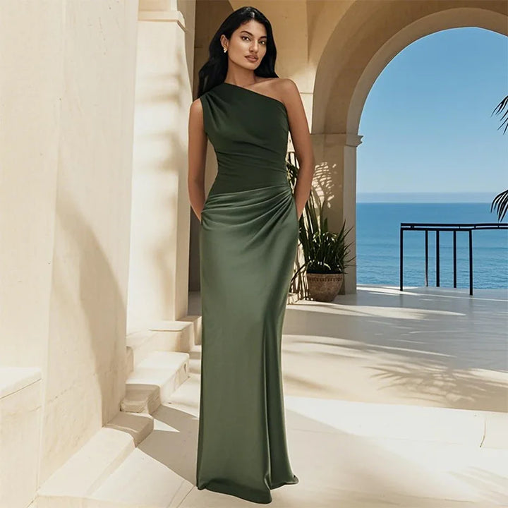 Violet & Grace™ | Maxi Dress with a Guilt in Satin