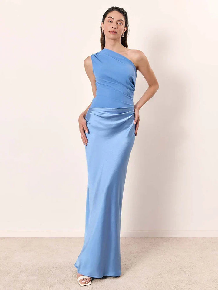 Violet & Grace™ | Maxi Dress with a Guilt in Satin