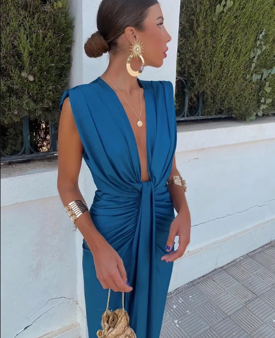 Violet & Grace™ | Elegant Pleated Dress