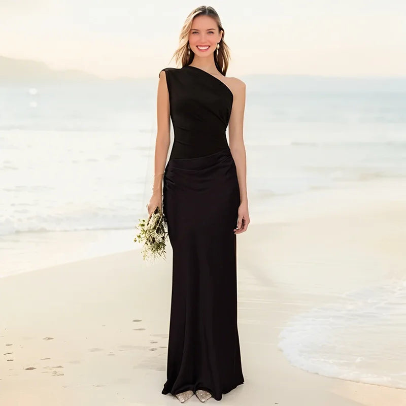 Violet & Grace™ | Maxi Dress with a Guilt in Satin