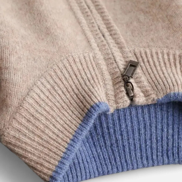 Men’s Merino Wool Mock Neck Sweater
