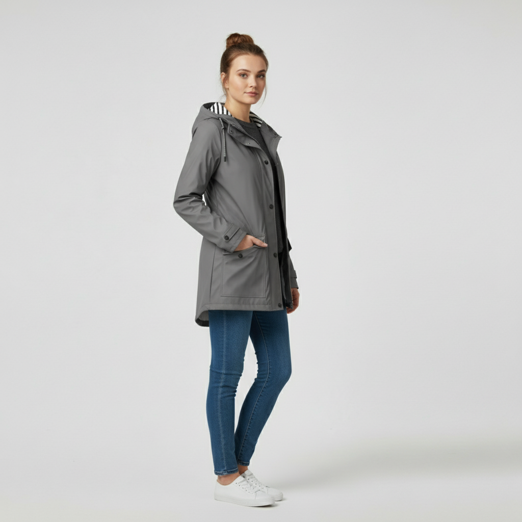 Aurora | Polyester Rain Jacket with Hood