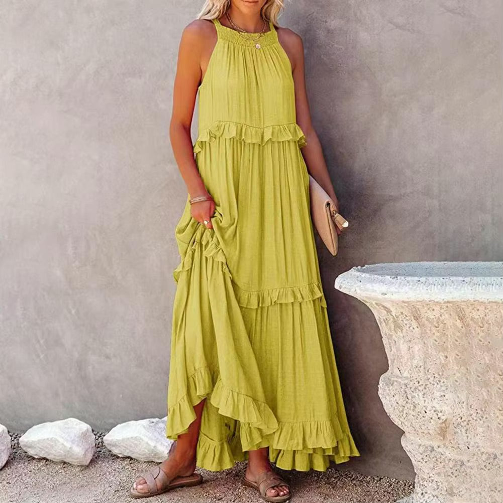 Charleston | Ruffled Maxi Dress