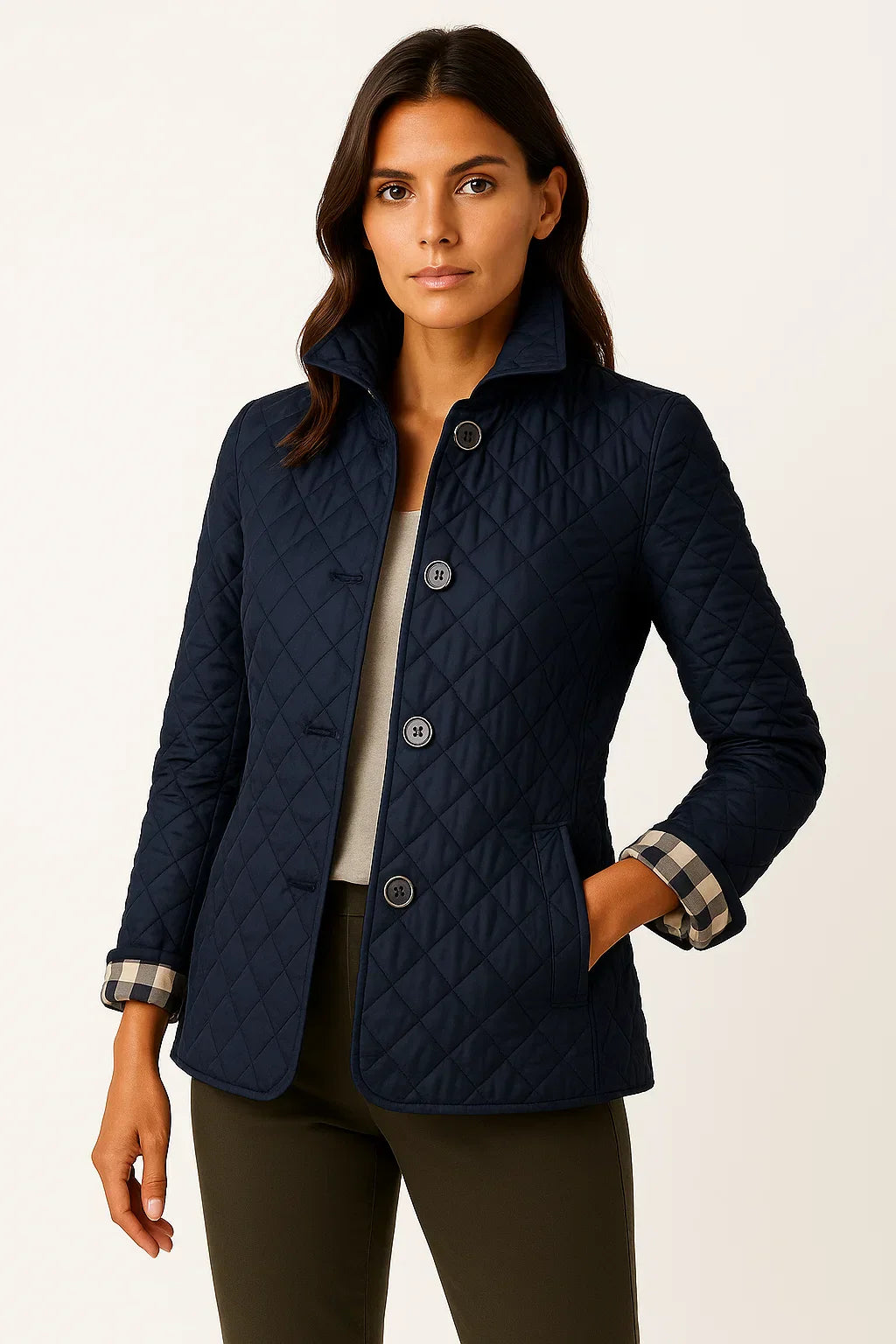 Women's Puffer Jacket Lightweight Quilted for Winter Comfort