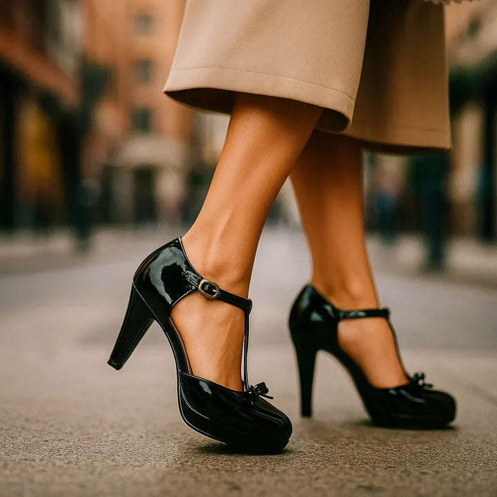 BELLA BOW-TIE HEELS