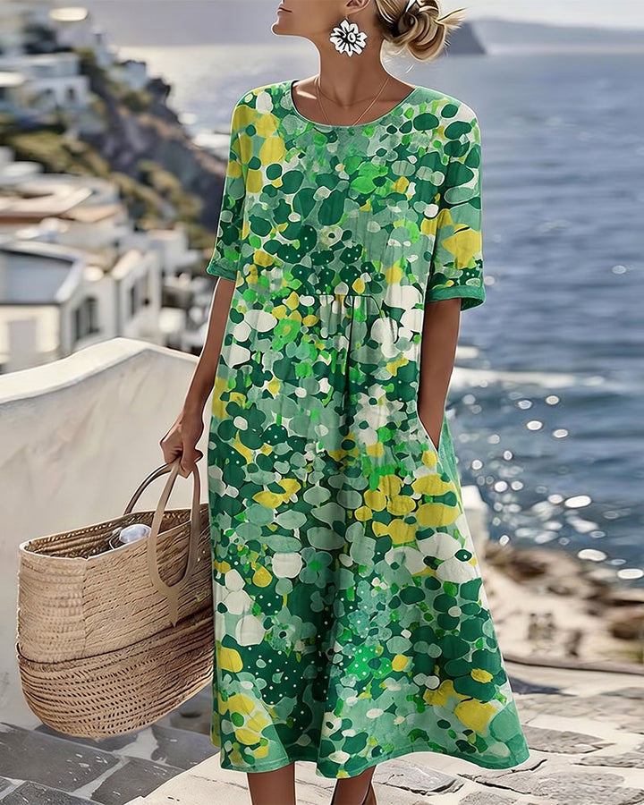 Elara | Printed Summer Dress