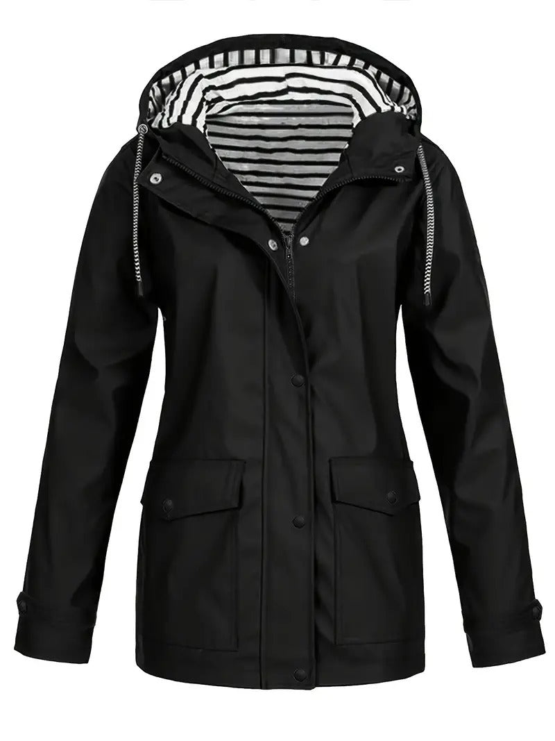 Aurora | Polyester Rain Jacket with Hood