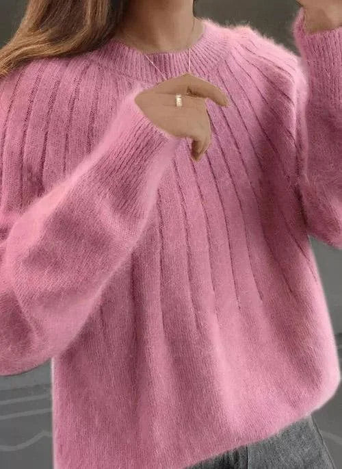 Shereen | Fluffy Knit Sweater