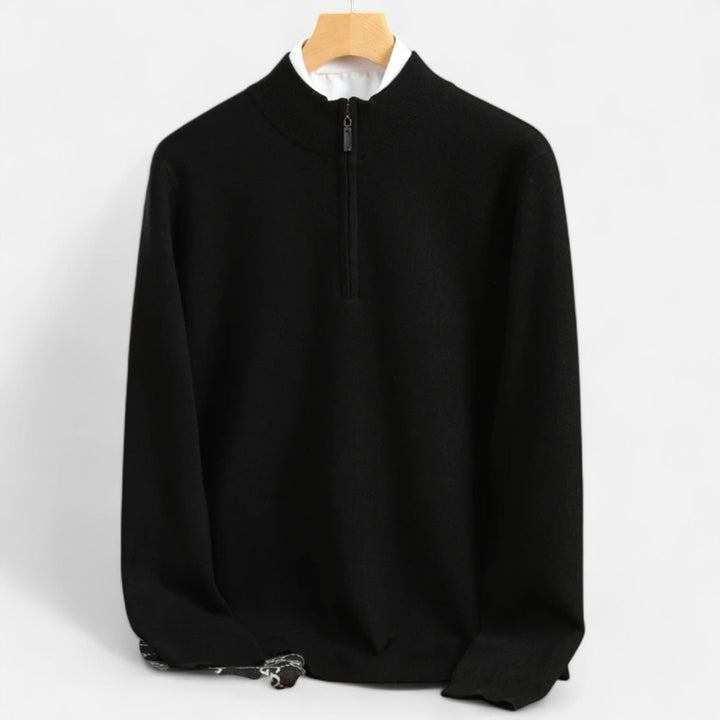 Men’s Merino Wool Half-Zip Sweater