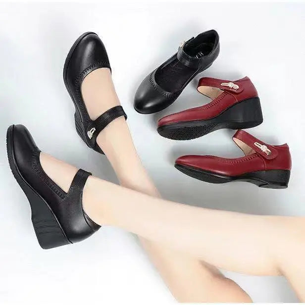 Emma | Elegant Comfort Mid-Heel Shoes