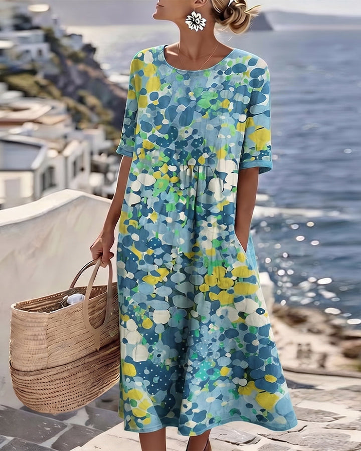 Elara | Printed Summer Dress