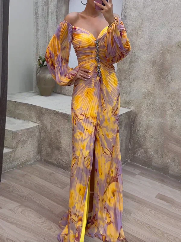 V-Neck Dress for Women - Elegant Flattering Silhouette