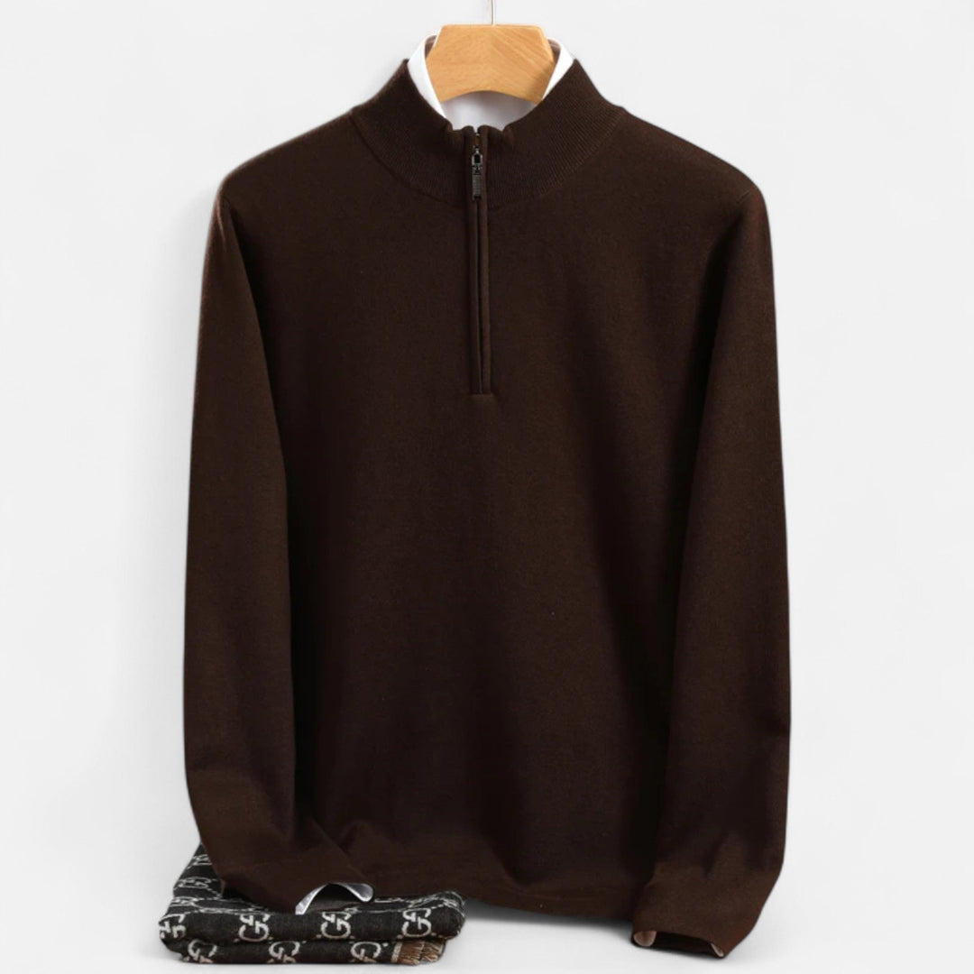 Men’s Merino Wool Half-Zip Sweater