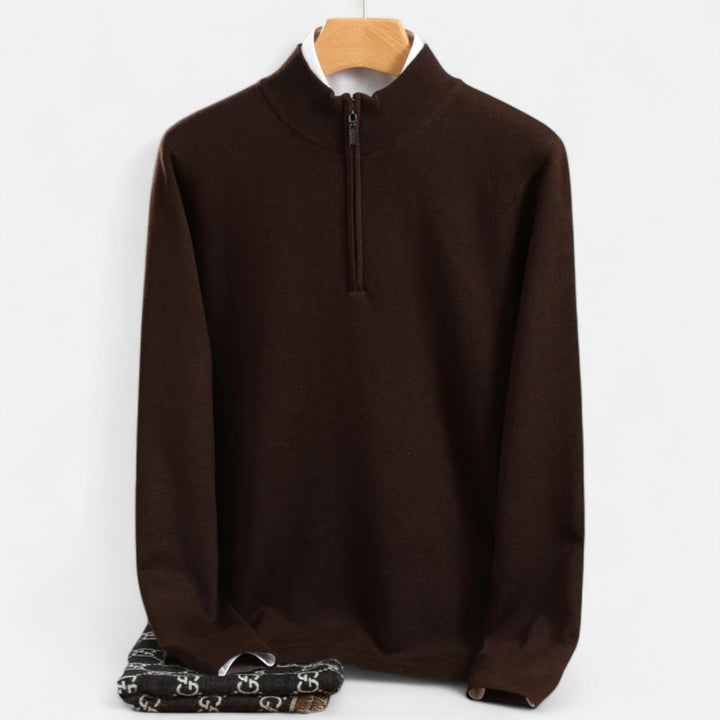 Men’s Merino Wool Half-Zip Sweater