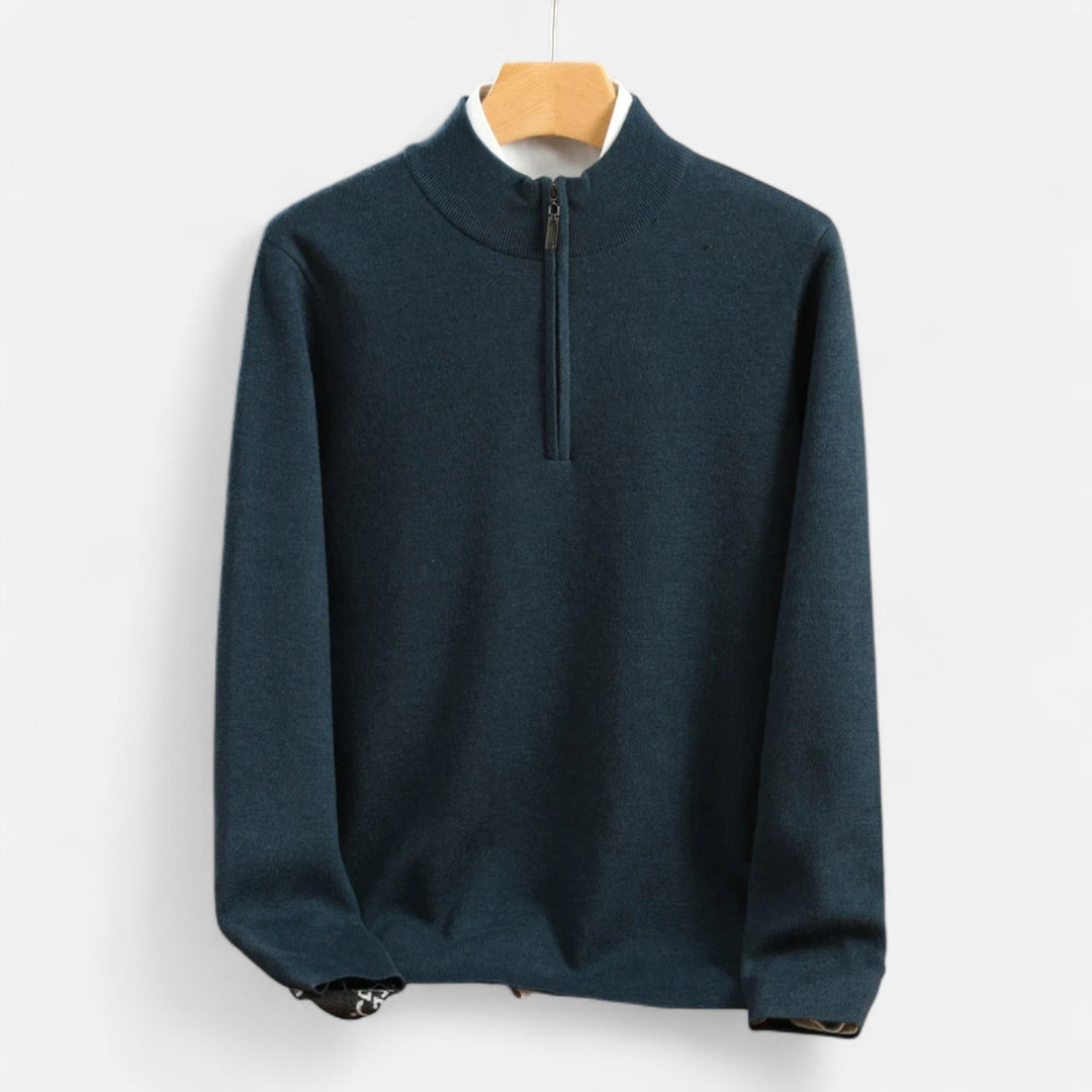 Men’s Merino Wool Half-Zip Sweater