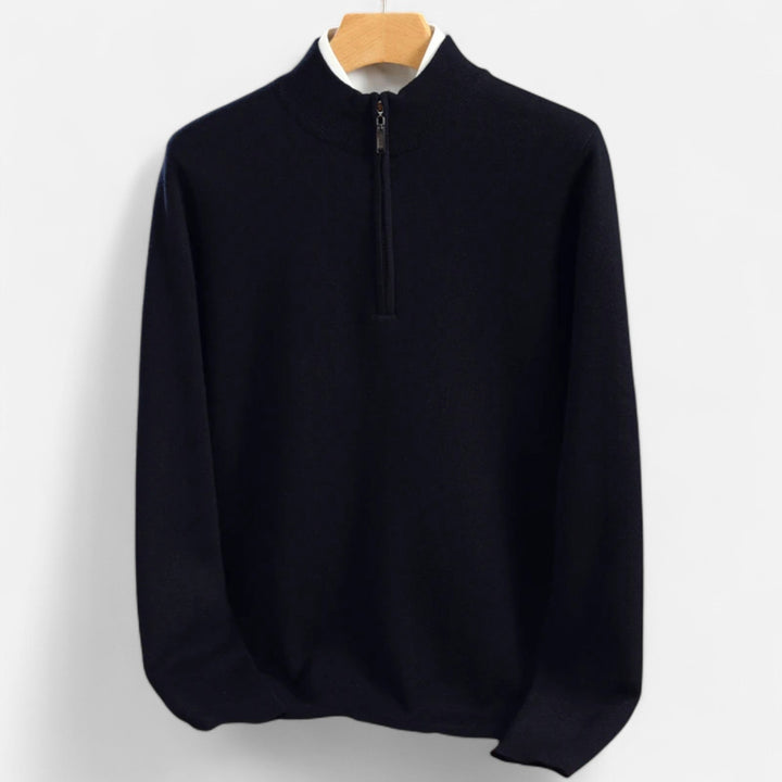 Men’s Merino Wool Half-Zip Sweater