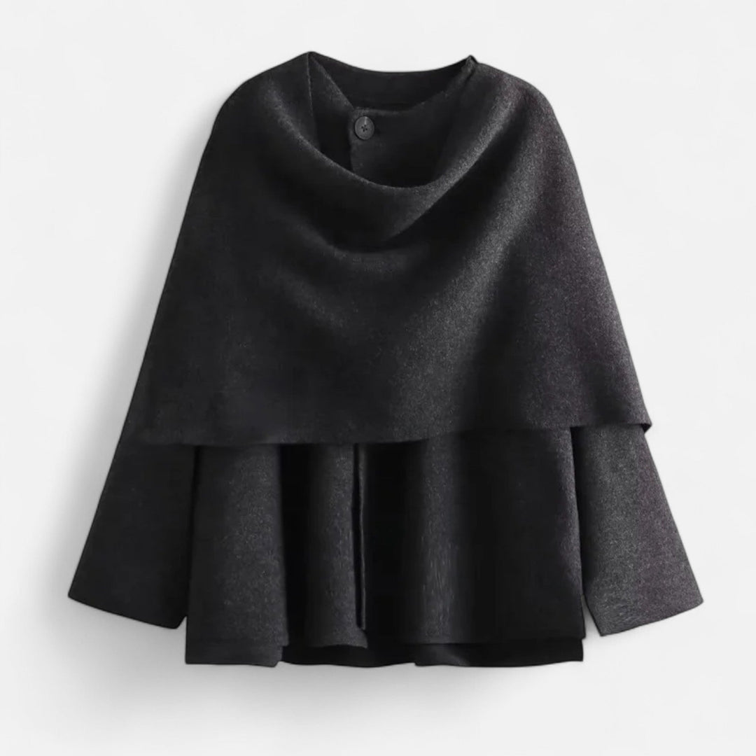 Women’s Quilted Scarf-Collar Jacket