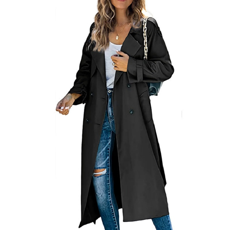 Zara - Long Trench Coat for Women