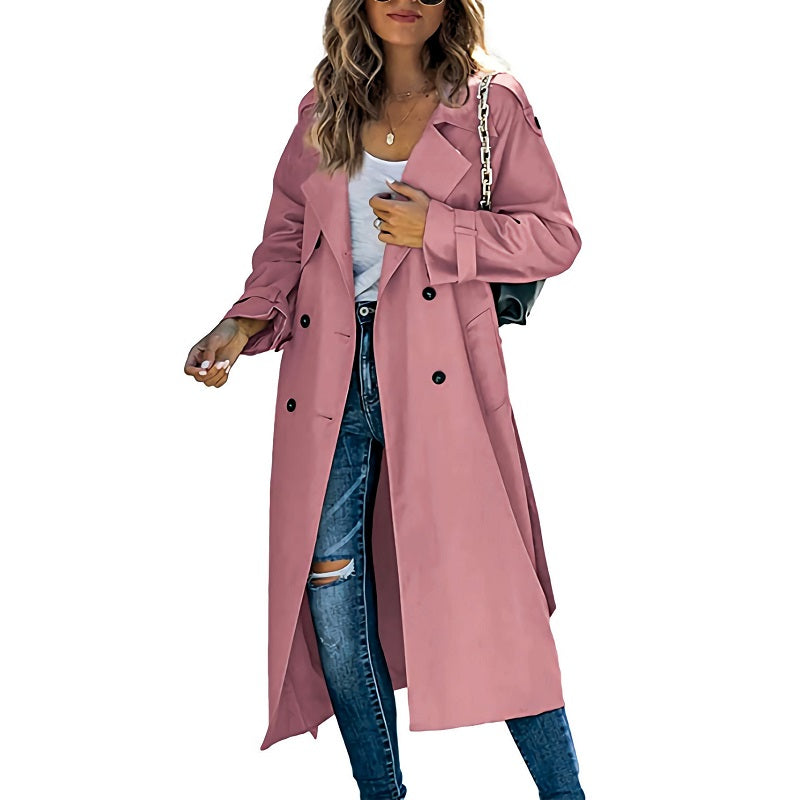 Zara - Long Trench Coat for Women