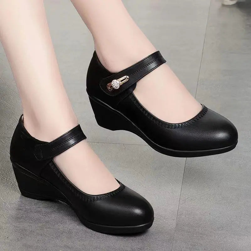 Emma | Elegant Comfort Mid-Heel Shoes