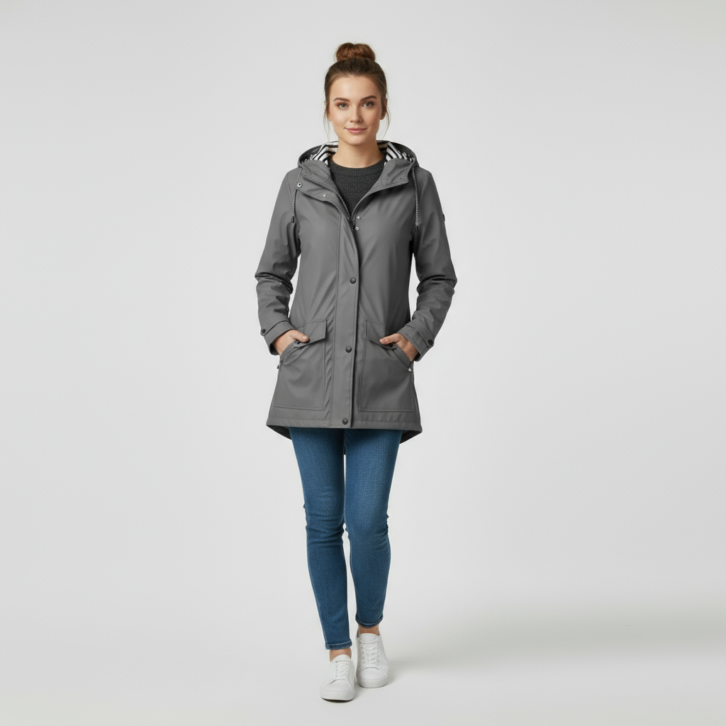 Aurora | Polyester Rain Jacket with Hood