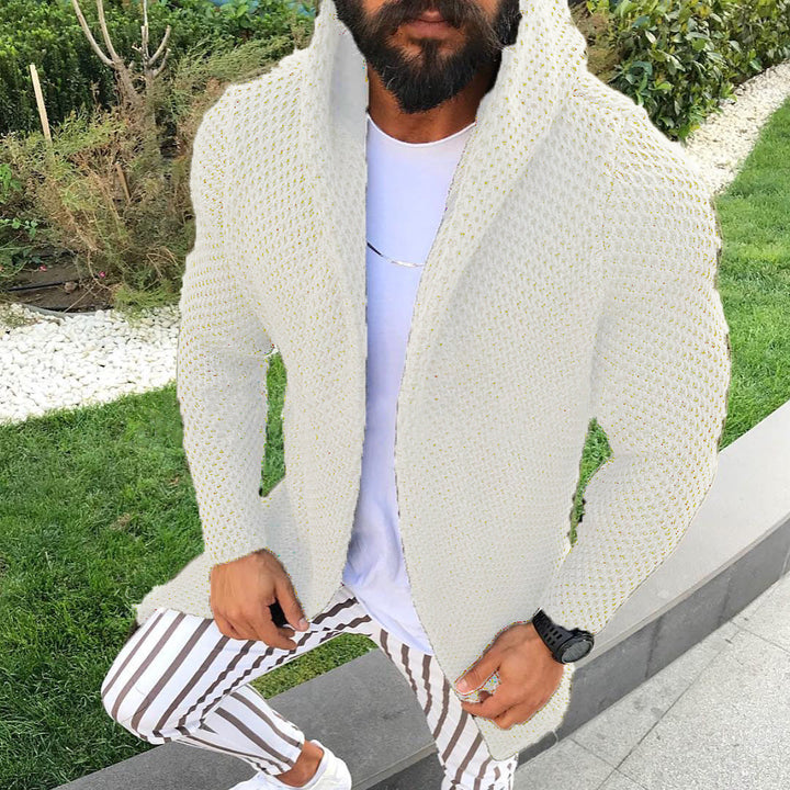 Men's Vest | Open Cardigan with Hood | Stylish & Comfortable Clothing