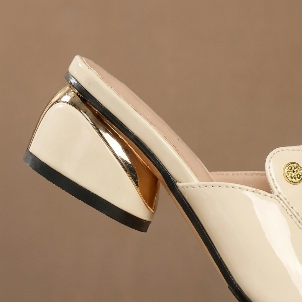 Chloe | Patent Slide Heels