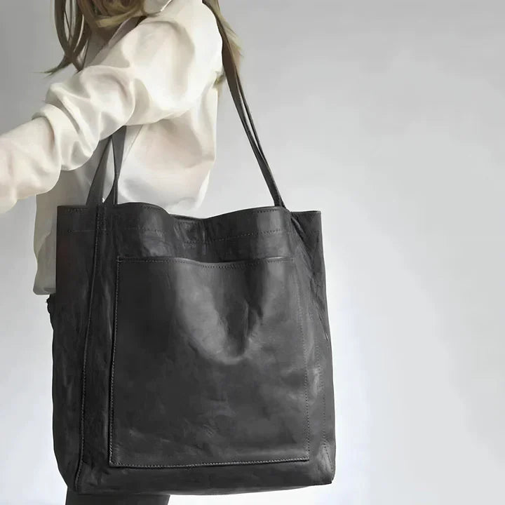 Lauren | Classic Leather Tote