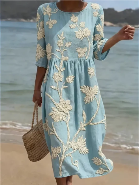 Kelsey | Elegant Floral Dress
