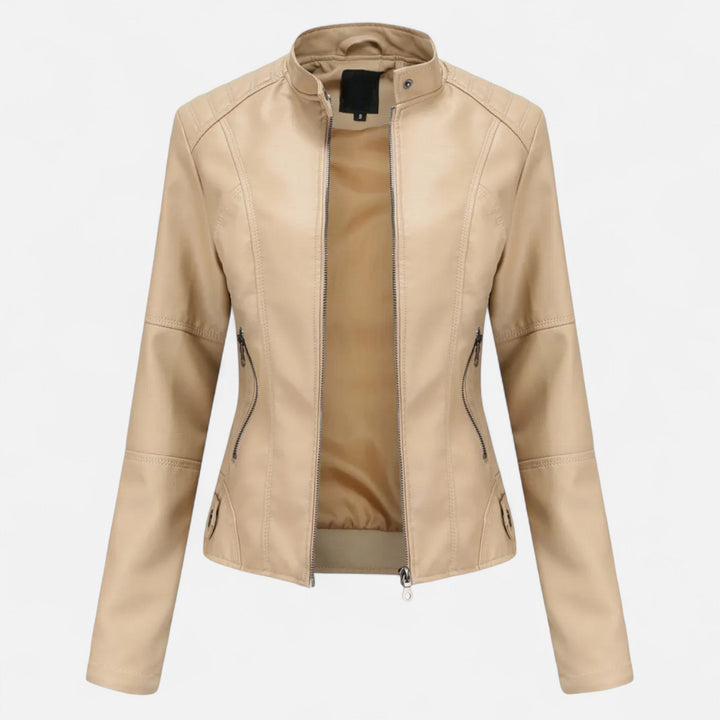 Roselains | Women’s Leather Jacket– Heritage Chic