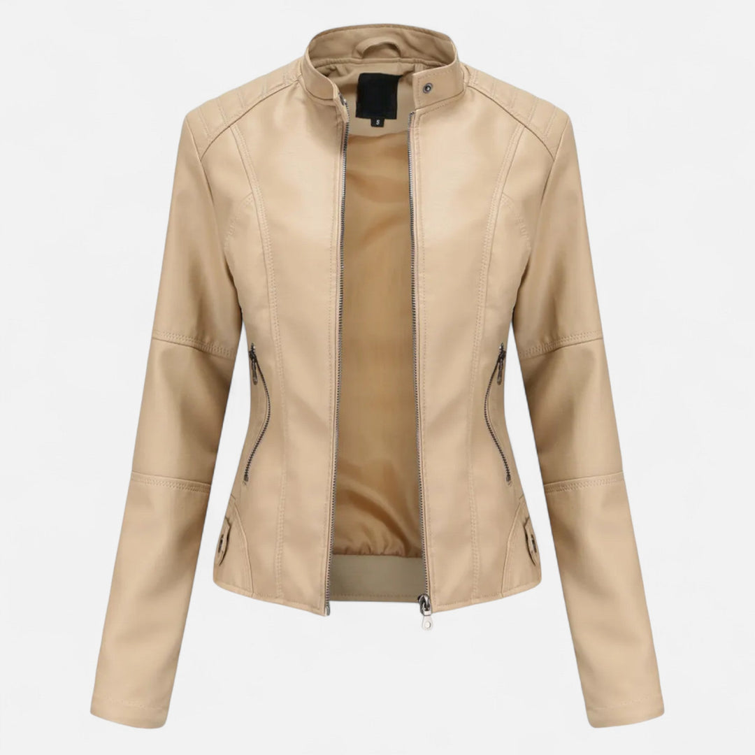 Roselains | Women’s Leather Jacket– Heritage Chic