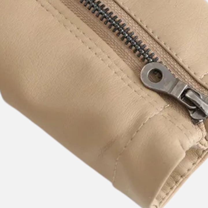 Roselains | Women’s Leather Jacket– Heritage Chic