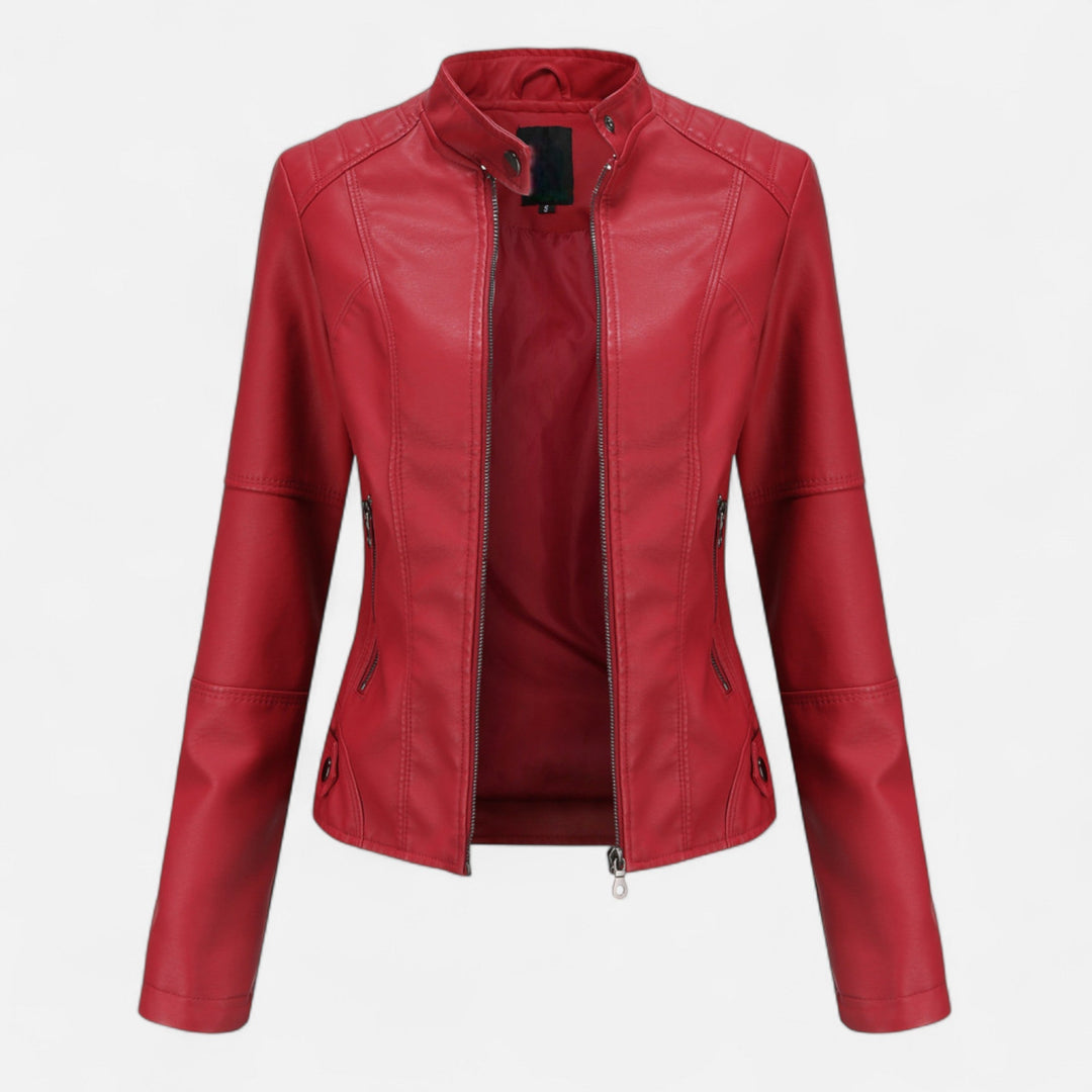 Roselains | Women’s Leather Jacket– Heritage Chic