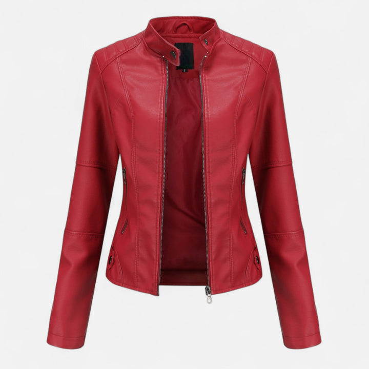 Roselains | Women’s Leather Jacket– Heritage Chic