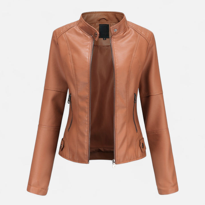 Roselains | Women’s Leather Jacket– Heritage Chic