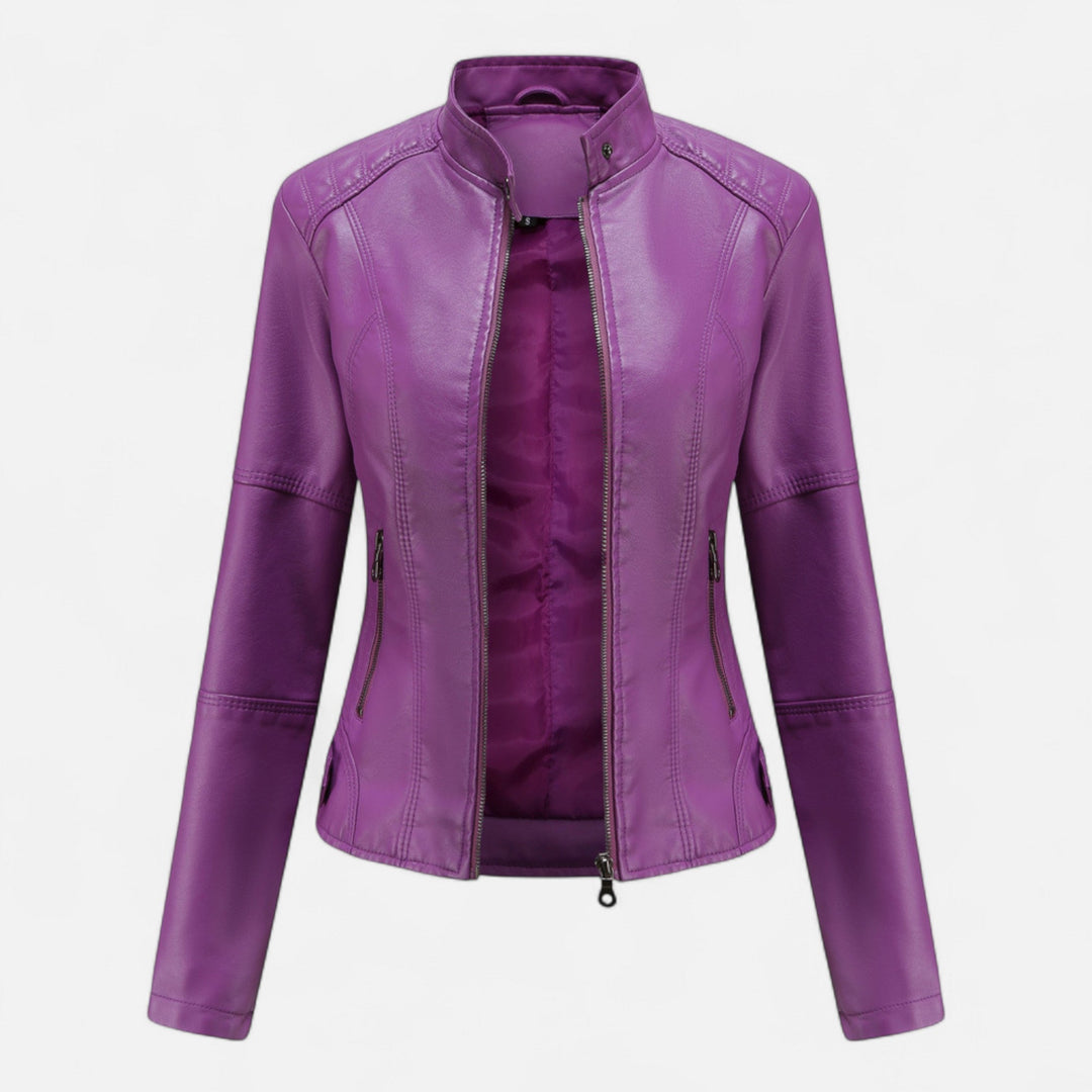 Roselains | Women’s Leather Jacket– Heritage Chic