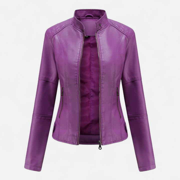 Roselains | Women’s Leather Jacket– Heritage Chic