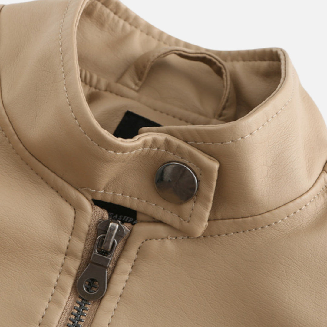 Roselains | Women’s Leather Jacket– Heritage Chic